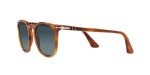 Persol PO3316S Rectangular Polarized Sunglasses, Blue Gradient
