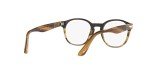 Persol Women’s PO3284V Round Sunglasses, Black/Brown