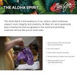 Maui Jim Polarized Alenuihaha Wrap Sunglasses