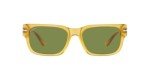 Persol PO3315S Miele/Green Rectangular Sunglasses