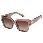 SOJOS Trendy Square Designer Sunglasses for Women