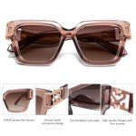 SOJOS Trendy Square Designer Sunglasses for Women