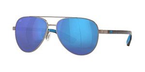 Costa Del Mar Peli Aviator Sunglasses - Blue Mirror