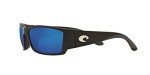 Costa Del Mar Matte Black Sunglasses with Blue Lenses