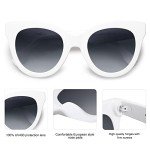 SOJOS Retro Vintage Oversized Cat-Eye Sunglasses
