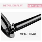 Bold White Oval Retro Sunglasses - Mod Style