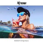 Stylish Blue Mirrored Polarized Sunglasses for Women