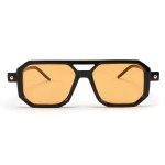 Retro Flat Aviator Sunglasses for Men and Women