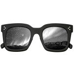 Oversized Retro Square Sunglasses for Women