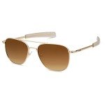 SOJOS Polarized Gold Aviator Sunglasses for All