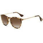 SOJOS Round Polarized Vintage Sunglasses - Matte Tortoise