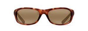 Maui Jim Kipahulu Polarized Wrap Sunglasses - Matte Tortoise