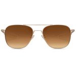SOJOS Polarized Gold Aviator Sunglasses for All
