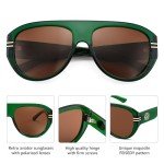 Retro Polarized Oversized Sunglasses for Men and Women