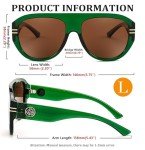 Retro Polarized Oversized Sunglasses for Men and Women