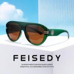 Retro Polarized Oversized Sunglasses for Men and Women