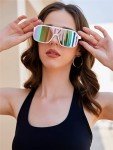 FEISEDY Oversized Polarized Sports Sunglasses