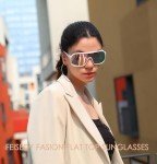 FEISEDY Oversized Polarized Sports Sunglasses