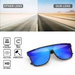 Trendy Polarized Oversized Square Sunglasses for Everyone