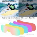 FEISEDY Oversized Polarized Sports Sunglasses