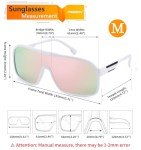 FEISEDY Oversized Polarized Sports Sunglasses