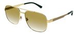 Gucci Gold/Brown Gradient Pilot Sunglasses 60mm