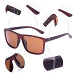 NIEEPA Men's Polarized Wayfarer Sports Sunglasses
