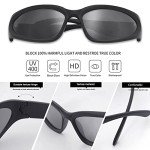 Trendy Y2K Wrap Around Sunglasses - 2 Pairs