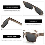 ZENOTTIC Polarized Rectangle Sunglasses for All