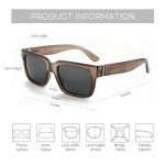 ZENOTTIC Polarized Rectangle Sunglasses for All