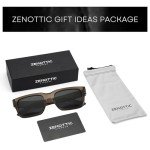 ZENOTTIC Polarized Rectangle Sunglasses for All