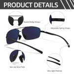 Myiaur Polarized Men's Double Bridge Sunglasses