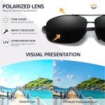 Myiaur Polarized Men's Double Bridge Sunglasses