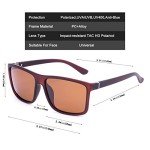 NIEEPA Men's Polarized Wayfarer Sports Sunglasses