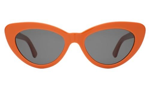 Illesteva Pamela Sunglasses in Aperol/Grey