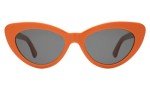 Illesteva Pamela Sunglasses in Aperol/Grey