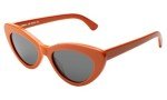 Illesteva Pamela Sunglasses in Aperol/Grey