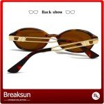 Trendy Retro Oval Tortoise Sunglasses for All