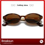 Trendy Retro Oval Tortoise Sunglasses for All