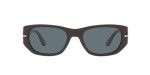 Persol PO3307S Brown/Blue Polarized Sunglasses, 52mm
