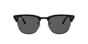 Ray-Ban Clubmaster Square Sunglasses - Black/Dark Grey