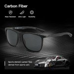 ZENOTTIC Polarized Square Sunglasses for Men