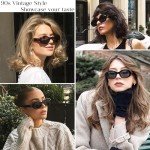 Mosanana Retro Oval Sunglasses for Women
