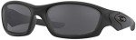 Oakley Men's Straight Jacket Polarized Sunglasses, Matte Black