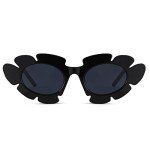 Trendy Cat Eye Flower Sunglasses for All