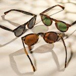 CARFIA Retro Polarized Men's Round Sunglasses