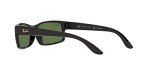 Ray-Ban RB4151 Black Polarized Rectangular Sunglasses