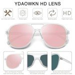 Retro Square Aviator Sunglasses for Men and Women