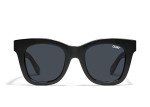 Quay Oversized Polarized Sunglasses in Shiny Black