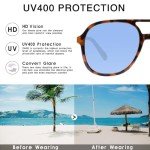 Retro 70s Square Aviator Sunglasses for Everyone